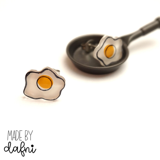 Ohrstecker Spiegeleier von madebydafni