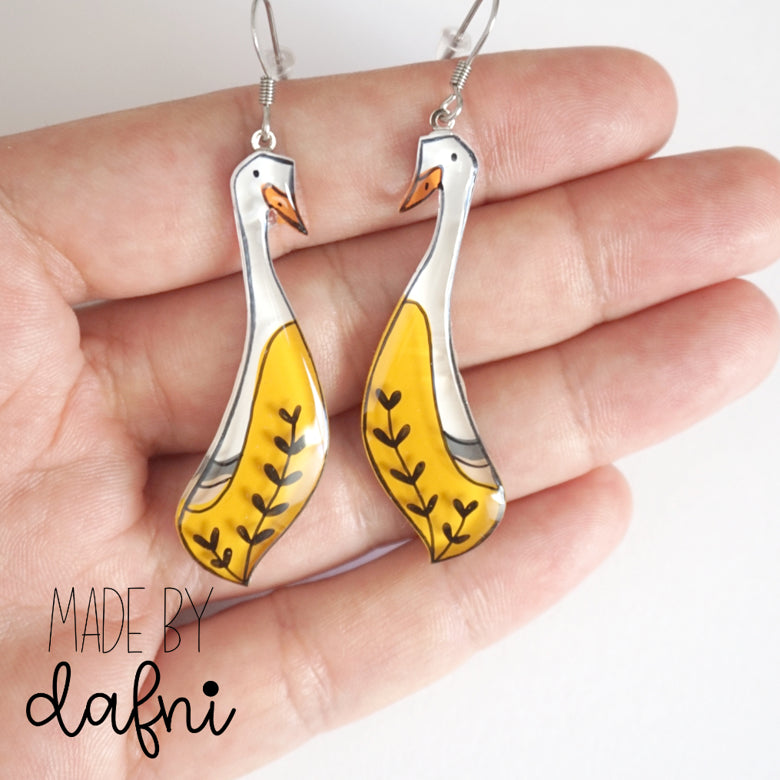 Ohrringe Gans von madebydafni