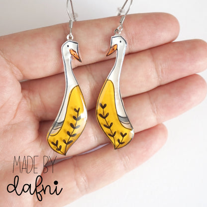 Ohrringe Gans von madebydafni