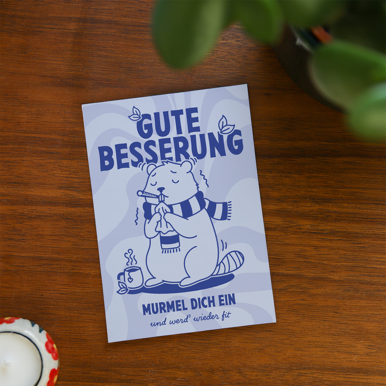 Murmeltier Grußkarten von dizzylines