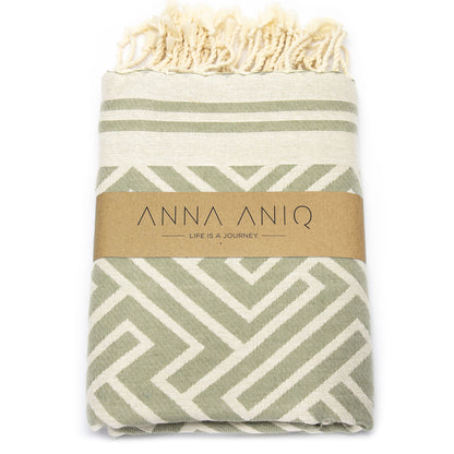 Hamamtuch in der Farbe Desert Sage