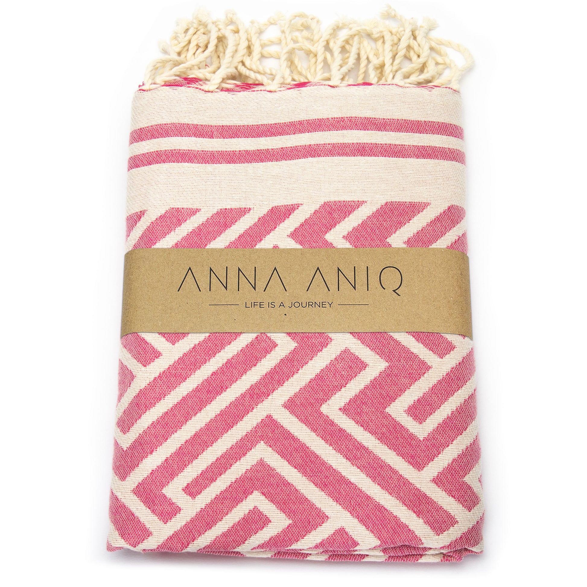 Hamamtuch-in der Farbe-Fuchsia-Flower