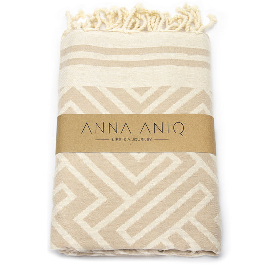 Hamamtuch in der Farbe Natural Raffia