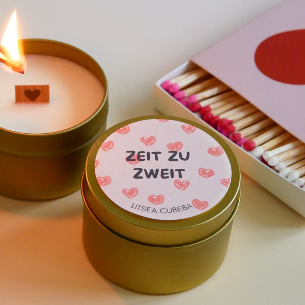Duftkerze - Litsea Cubeba (Zitrusduft) von Naturotheke