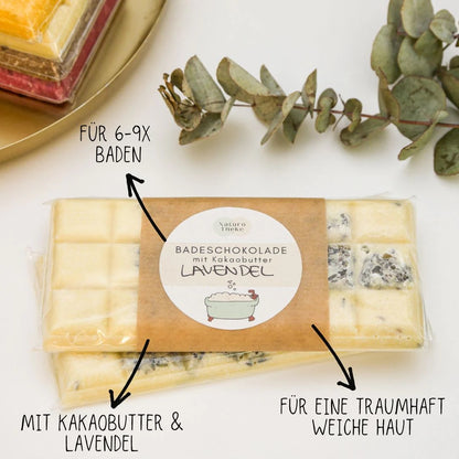 Badeschokolade Lavendel von Naturotheke
