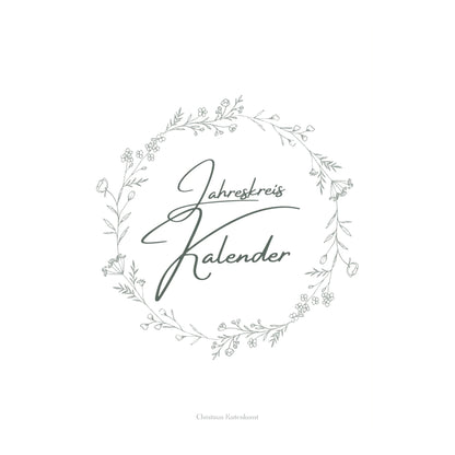 Jahreskreis Kalender von Christinas Kartenkunst