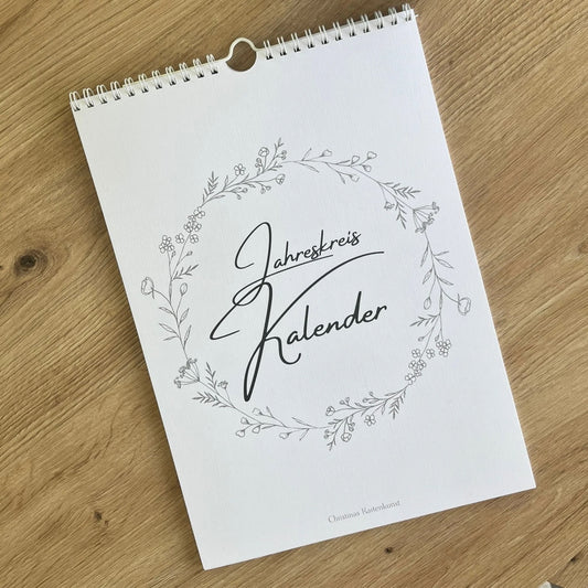 Jahreskreis Kalender von Christinas Kartenkunst