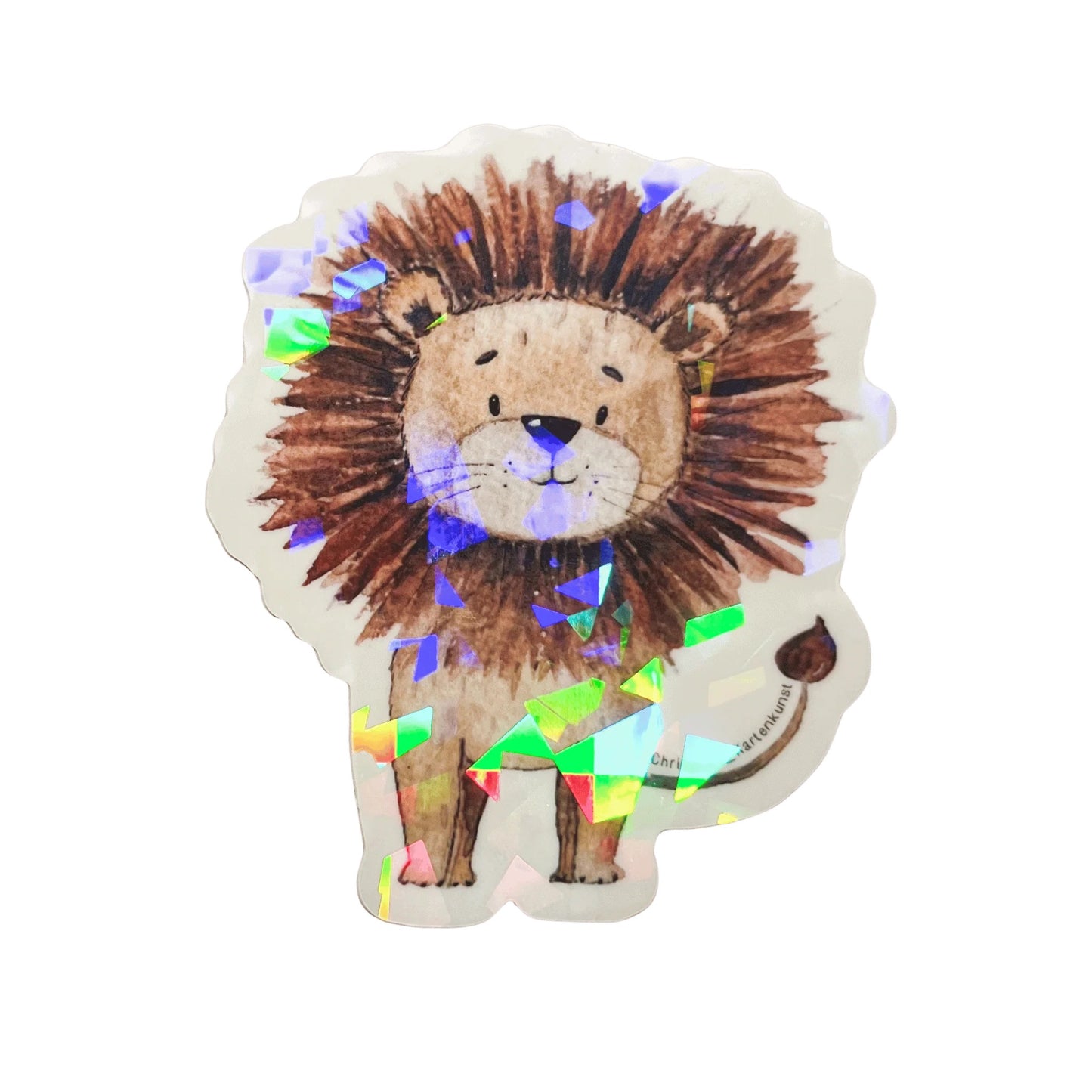 Löwen Sticker von Christinas Kartenkunst