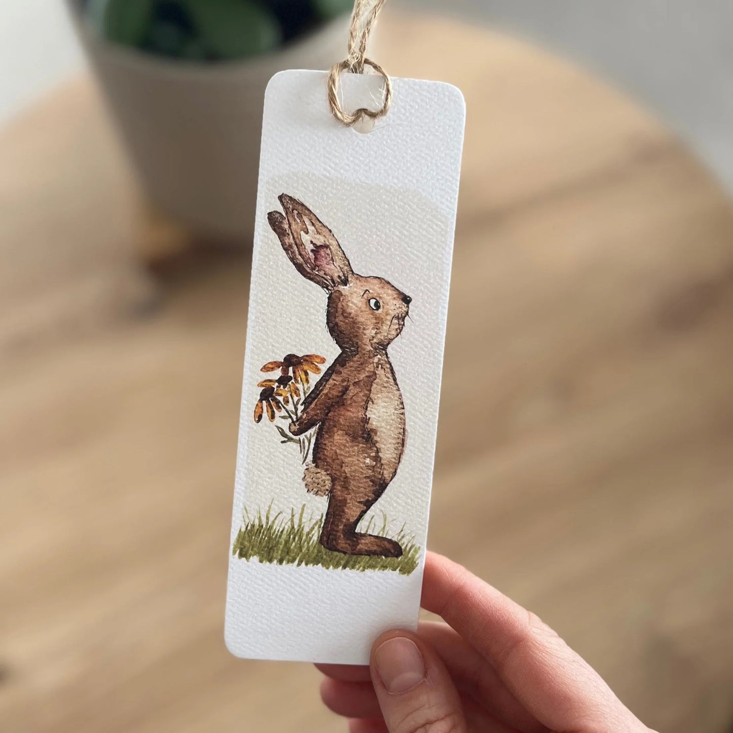 Lesezeichen Hase von Christinas Kartenkunst