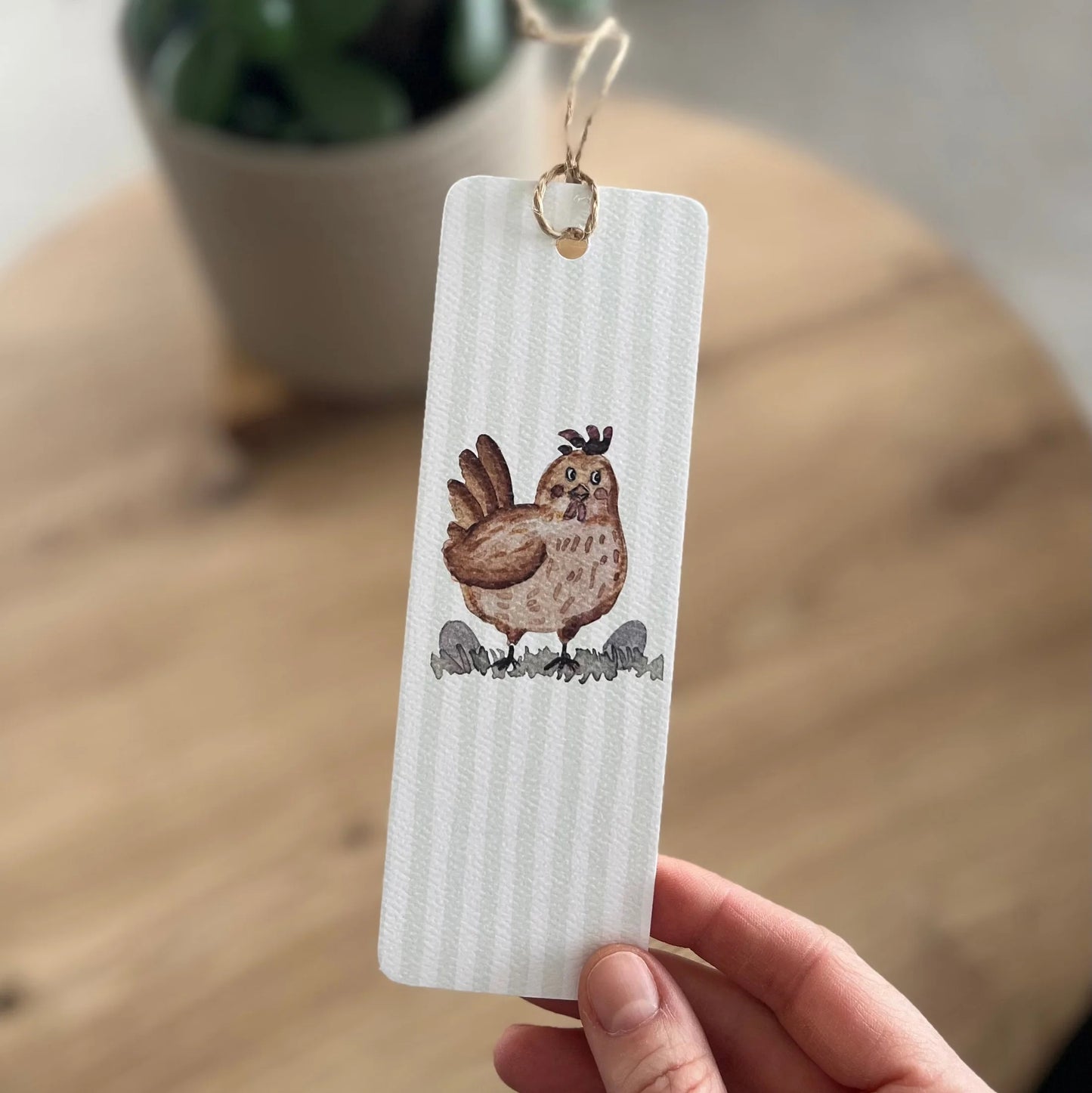 Lesezeichen Hendl von Christinas Kartenkunst