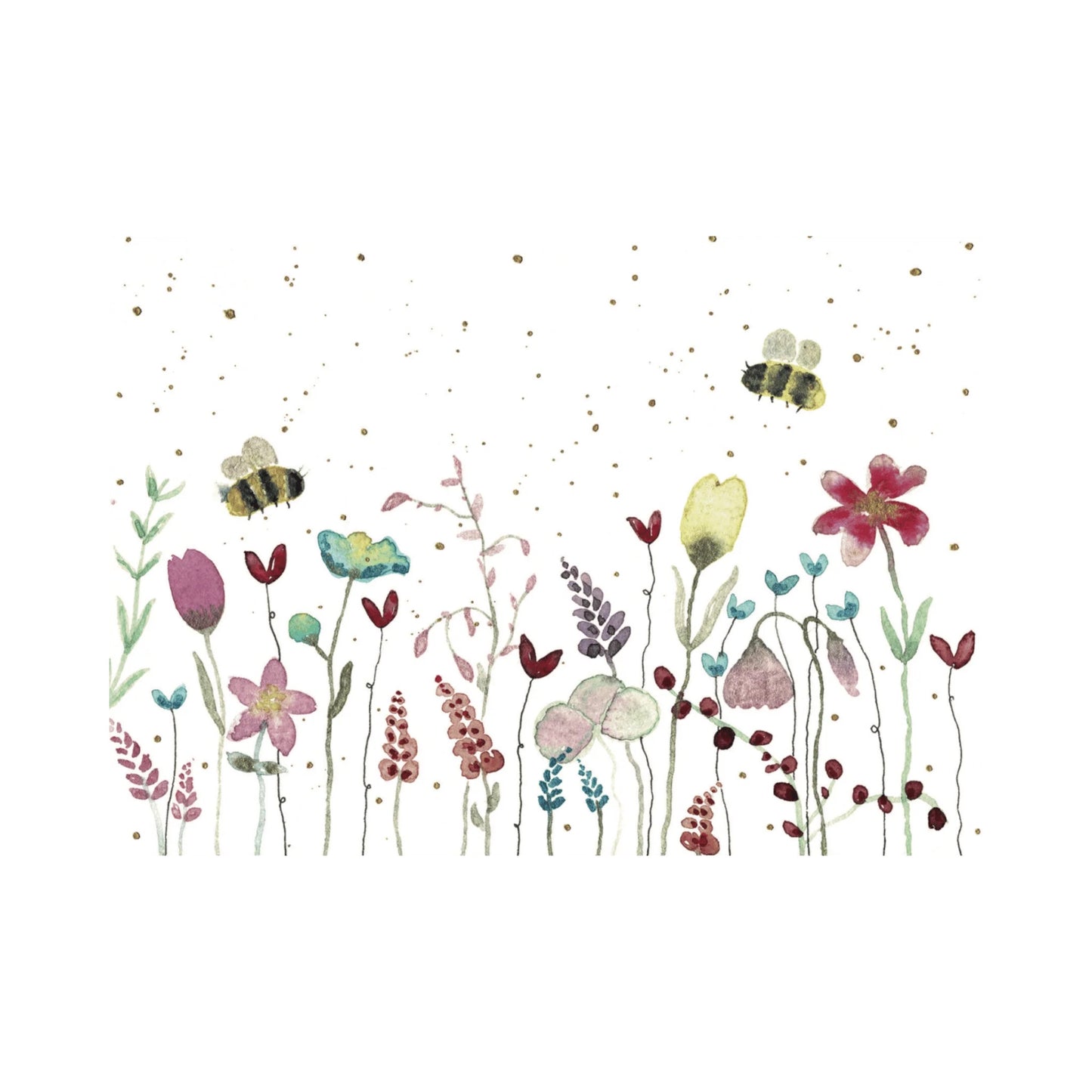 Grußkarte Blumenwiese von Christinas Kartenkunst