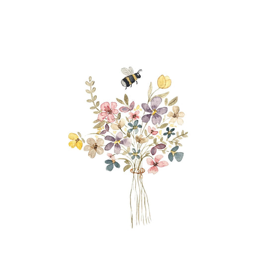 Grußkarte Blumenstrauß von Christinas Kartenkunst