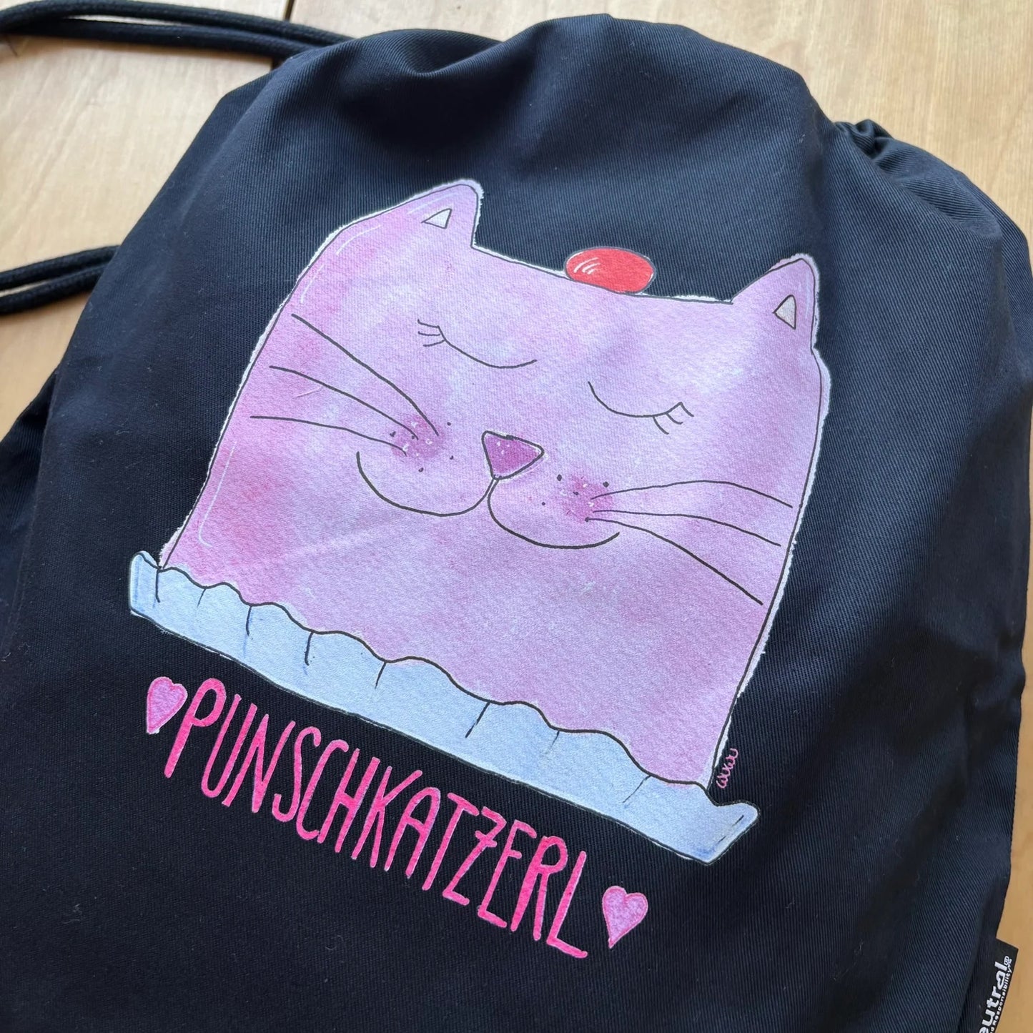Punschkatzerl Turnbeutel von Wuwu
