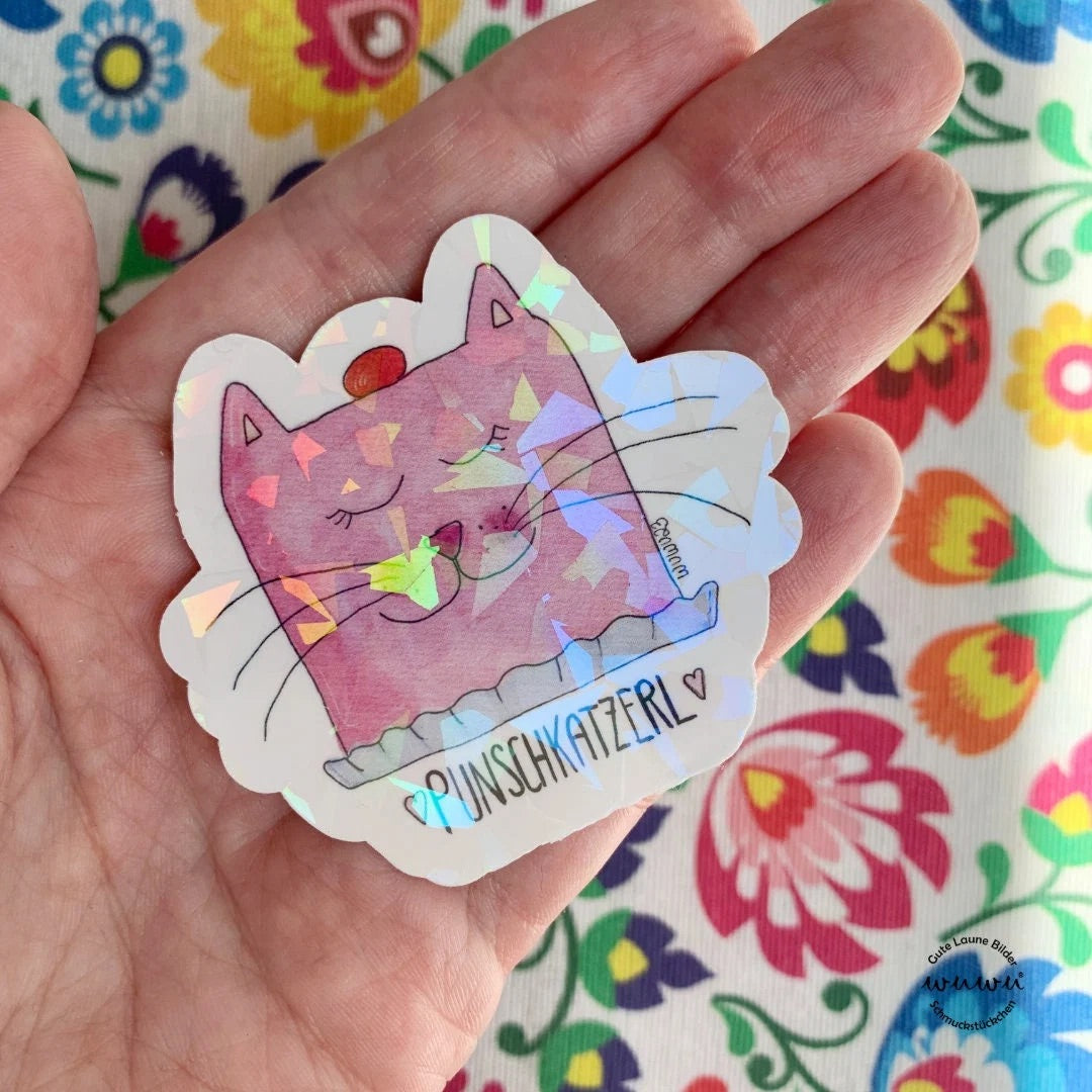 Punschkatzerl Sticker von Wuwu