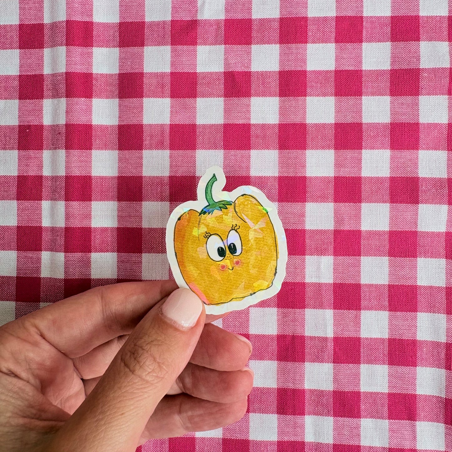 Gelber Paprika Sticker von Wuwu