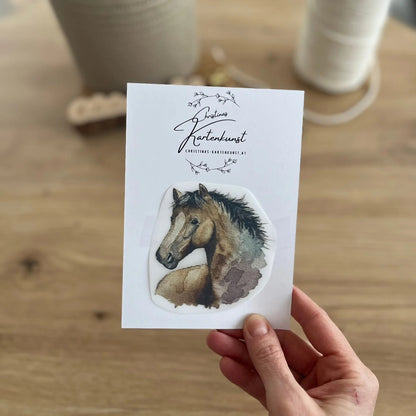 Bügelbild Pferd von Christinas Kartenkunst
