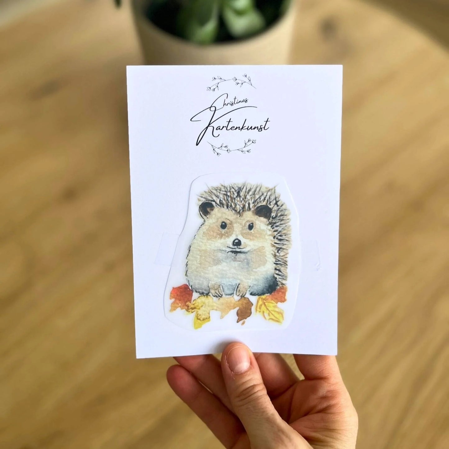 Bügelbild Igel von Christinas Kartenkunst