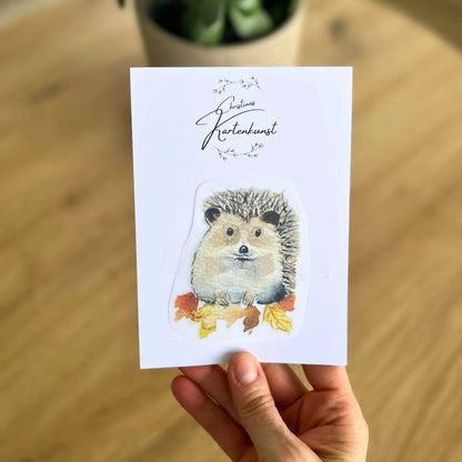 Bügelbild Igel von Christinas Kartenkunst
