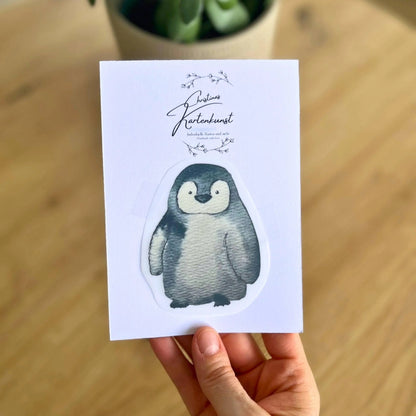 Bügelbild Pinguin von Christinas Kartenkunst