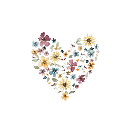 Bügelbild Blumenherz von Christinas Kartenkunst