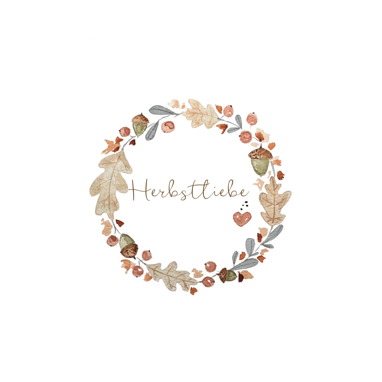 Grußkarte Herbstliebe von Christinas Kartenkunst