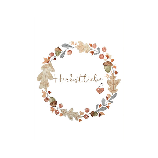 Grußkarte Herbstliebe von Christinas Kartenkunst
