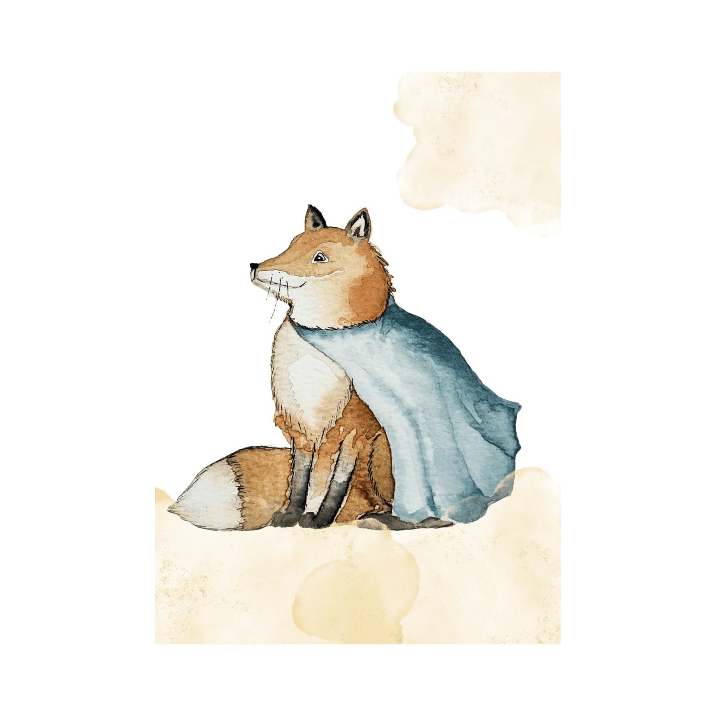 Grußkarte Superfuchs von Christinas Kartenkunst