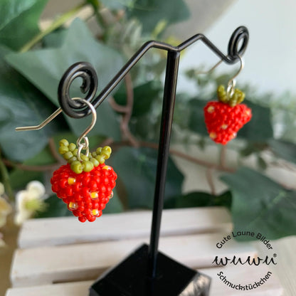 Ohrring Erdbeeren von Wuwu