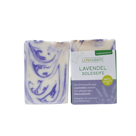 Lavendel Soleseife 100g von Lunasoaps