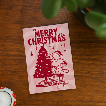 Weihnachtliche Murmeltier Grußkarten von dizzylines