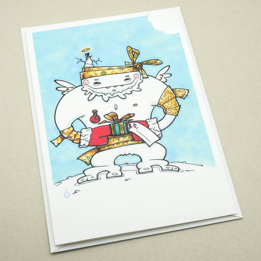 Grußkarte X-Mas Monster von OrcOYoyo