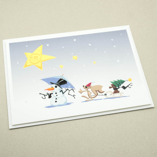Grußkarte Three Kings von OrcOYoyo