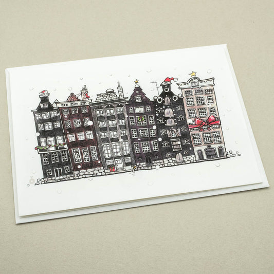 Grußkarte X-Mas Town von OrcOYoyo