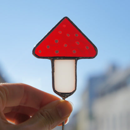 Pflanzenstecker aus Glas von Magpie Castle