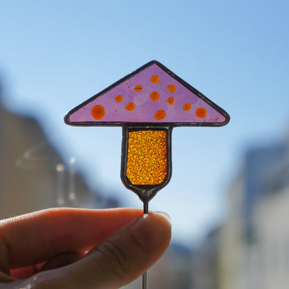 Pflanzenstecker aus Glas von Magpie Castle