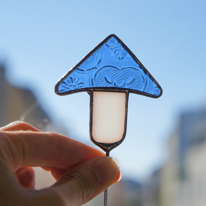 Pflanzenstecker aus Glas von Magpie Castle