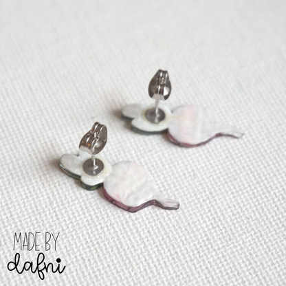 Ohrstecker Rote Beete von madebydafni