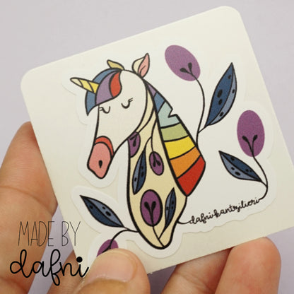 Einhorn Sticker von madebydafni