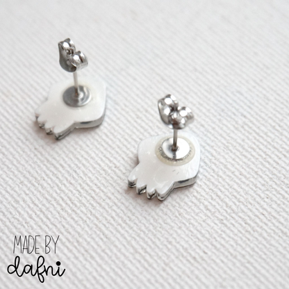 Ohrstecker Totenkopf von madebydafni