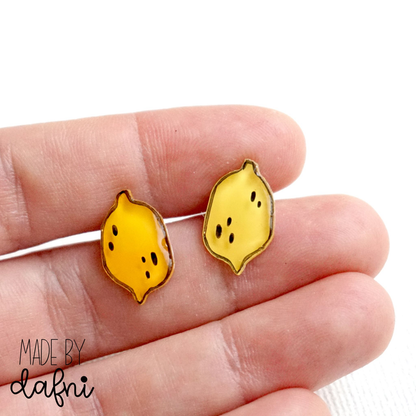 Ohrstecker Zitronen von madebydafni