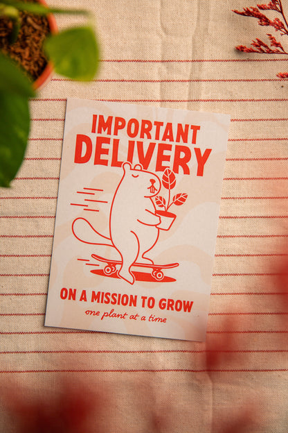 Karte für umweltbewusste Menschen